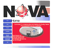 Tablet Screenshot of novapolymers.net